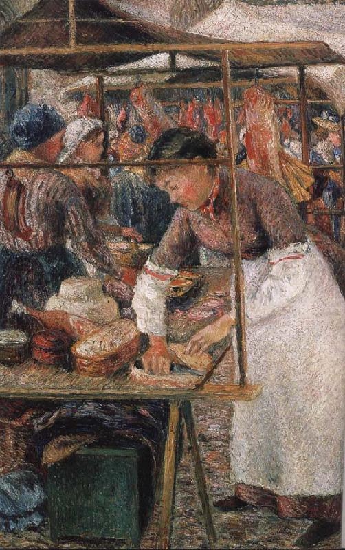 Camile Pissarro the butcher woman china oil painting image